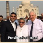 President of Israel on a TajCalling tour