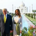 Donald Trump and Ivanka Trump on a tour with Taj Calling
